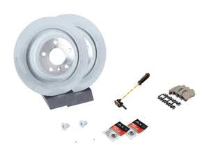 ES#4643453 - 1664230500KT1 - Rear Brake Service Kit - Featuring Genuine Mercedes-Benz rotors, and Genuine Mercedes-Benz pads - Genuine Mercedes Benz - Mercedes Benz