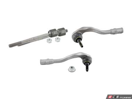 ES#4830624 - 4G0423811AKT4 - Porsche Macan Inner & Outer Tie Rod Kit - Featuring Lemforder Inner & Outer Tie Rods. - Lemforder - Porsche