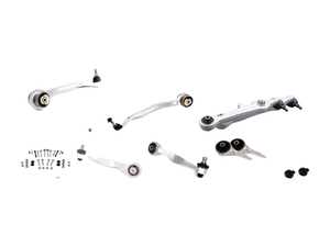 ES#2816881 - 8e0407509pkt2 - Complete Front Control Arm Kit - Includes all front control arms and hardware and sway bar end links - Febi - Audi
