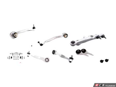ES#2816881 - 8e0407509pkt2 - Complete Front Control Arm Kit - Includes all front control arms and hardware and sway bar end links - Febi - Audi