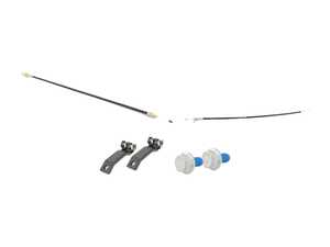 ES#2763292 - 2034201684KT1 - Parking Brake Refresh Kit - Kit includes brackets, cables, and hardware needed to service the parking brake system  - Assembled By ECS - Mercedes Benz