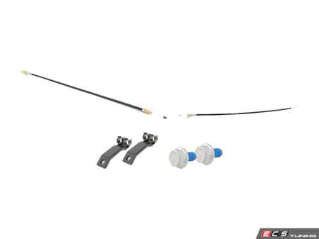 ES#2763292 - 2034201684KT1 - Parking Brake Refresh Kit - Kit includes brackets, cables, and hardware needed to service the parking brake system  - Assembled By ECS - Mercedes Benz