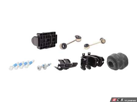 ES#2776631 - 2103231685KT1 - Front Sway Bar Installation Kit - Includes new bushings, brackets, hardware, shims and end links - Genuine Mercedes Benz - Mercedes Benz