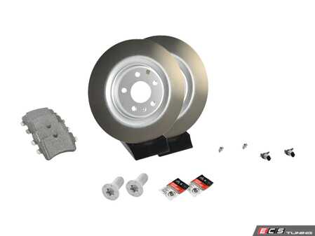ES#4658198 - 95B615601GKT3 - Rear Brake Service Kit - Featuring Genuine Porsche rotors, and Genuine pads - Genuine Porsche - Porsche