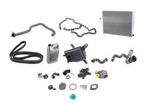 ES#3659008 - 171375429l2ecKT3 - ECS Cooling System Refresh Kit - Level 3 - Everything you need to totally service your cooling system, including a radiator and belt service. - Assembled By ECS - BMW
