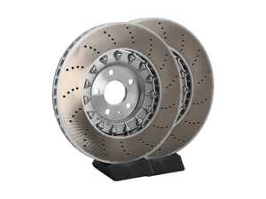 ES#4819396 - 4m0615301bjKT - Front Brake Rotor - Pair (374x36) - Restore your stopping power - Genuine Volkswagen Audi - Audi