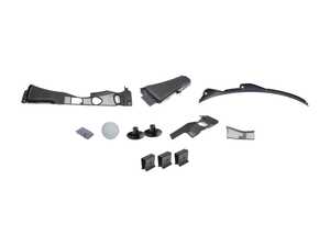 ES#2606376 - 8K1819403BKT - Windshield Cowl Cover / Rain Tray Kit - Keep your exterior looking new with replacement cowl/rain tray covers. Includes hardware - Genuine Volkswagen Audi - Audi