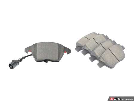 ES#4492400 - 3C0698151A1KT - Front & Rear Premium Ceramic Brake Pad Kit - Brembo NAO Ceramic pads are designed to deliver improved comfort and reduced pad wear - Brembo - Audi
