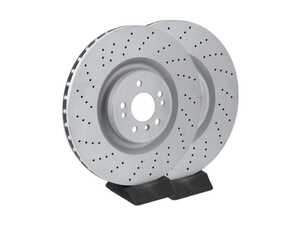ES#4423239 - 1664211600KT1 - Front Brake Rotors - Pair (375x36) - Does not include new rotor set screws - Zimmermann - Mercedes Benz