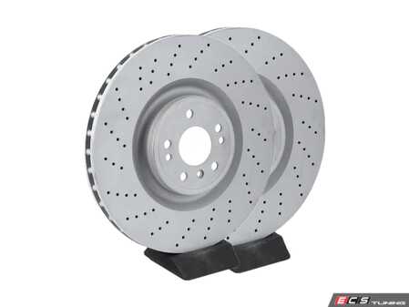 ES#4423239 - 1664211600KT1 - Front Brake Rotors - Pair (375x36) - Does not include new rotor set screws - Zimmermann - Mercedes Benz