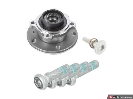 ES#4752965 - 31206876844uhwKT - Front Wheel Bearing Assembly With Hardware - Includes updated M12x1.25 screws, required for installation. - Assembled By ECS - BMW