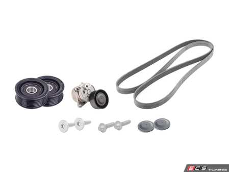 ES#2792662 - 001993869664KT4 - Accessory Belt Kit - Level 2 - Includes accessory belt, belt tensioner assembly and idler pulleys - Assembled By ECS - Mercedes Benz