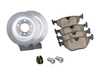 ES#2739136 - 34211162305KT2 - Rear OE Brake Service Kit - Featuring Genuine BMW Pads and rotors and ECS Stainless Steel Set Screws - Assembled By ECS - BMW