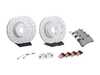 ES#4643628 - 22142118120KT2 - Front & Rear Brake Service Kit - Featuring Zimmerman rotors, and TRW/Bosch pads - Assembled By ECS - Mercedes Benz