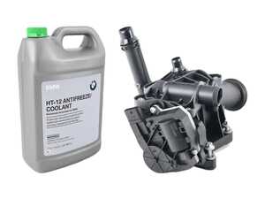 ES#4772497 - 11537642854KT3 - Thermostat Replacement Kit - Includes new Genuine BMW Heat Management Module (Thermostat) & 1 gallon of BMW coolant/antifreeze - Genuine BMW - BMW