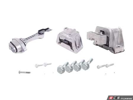 ES#2954087 - 1J0199262CPKT4 - Drivetrain Mount Kit - Replacement genuine motor mount kit with hardware - Genuine Volkswagen Audi - Volkswagen