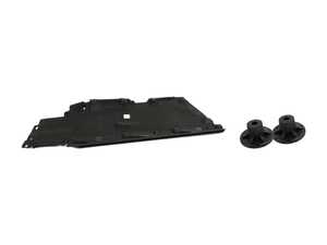 ES#4839749 - 8w0825207cKT - Underbody Trim - Left  - Underbody panel located by the transmission, includes hex nut - Genuine Volkswagen Audi - Audi