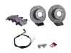 ES#4680037 - 34116854998SKT - Performance Front Brake Service Kit - Slotted - Featuring ECS V5 Performance Slotted Brake Rotors and ECS EP24 Enthusiast Performance Pads - Assembled By ECS - BMW