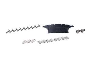 ES#3658429 - 8f0863821bKT1 - Front Belly Pan & Installation Kit  - Reduces noise and protects your undercarriage - includes installation hardware - Genuine Volkswagen Audi - Audi