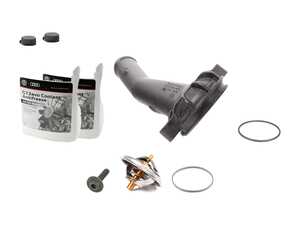 ES#2582100 - 07K121113BKT - Thermostat Replacement Kit - Everything you need to service a faulty thermostat - Genuine Volkswagen Audi - Volkswagen