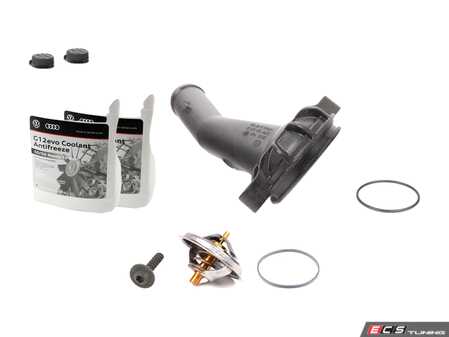 ES#2582100 - 07K121113BKT - Thermostat Replacement Kit - Everything you need to service a faulty thermostat - Genuine Volkswagen Audi - Volkswagen
