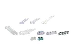 ES#4743356 - N10770901KT2 - Complete Front Control Arm Hardware Kit - Includes all of the front control arm securing hardware - Assembled By ECS - Audi