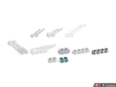 ES#4743356 - N10770901KT2 - Complete Front Control Arm Hardware Kit - Includes all of the front control arm securing hardware - Assembled By ECS - Audi