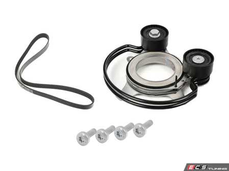ES#5424994 - 06N903133A3KT - Accessory Belt Kit - Keep your drive belt tight with a new belt, tensioner, and hardware - Assembled By ECS - Audi
