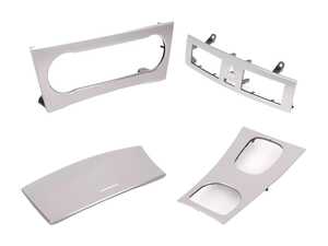 ES#2763247 - 2036803882KT1 - Interior Trim Kit - Aluminum  - Includes all center console trim pieces - Genuine Mercedes Benz - Mercedes Benz