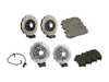 ES#4781162 - 023940ECS2KT - Front & Rear Performance Brake Service Kit - Tru-Float Scalloped - Comprehensive kit includes Tru-Float rotors, pads, sensors, and set screws - Upgrade your brake system with ECS 2-piece Tru-Float scalloped rotors and ECS EP24 Enthusiast Performance Brake Pads! - Assembled By ECS - Audi