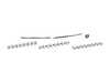 ES#4642569 - 51137363313KT - Roof Rail Retrofit Kit F54 - Used to install the long rails that run front to rear for base bar/cross bars (roof racks) - Genuine MINI - MINI