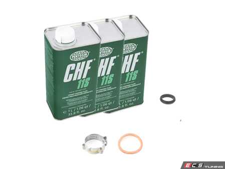 ES#4338163 - chf11s1KT - Power Steering Pump Hardware Kit - Includes 3 liters of fluid and and required seals and hardware to complete the job - Assembled By ECS - Mercedes Benz