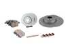ES#5388408 - 1K0615301AATKT - Front & Rear Brake Service Kit - Featuring Zimmerman rotors, Akebono pads, and wear sensors - Assembled By ECS - Volkswagen