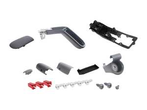 ES#4212860 - 51169241205KT - Armrest Retrofit Kit - Black Trim - For installation of the factory armrest - Genuine MINI - MINI