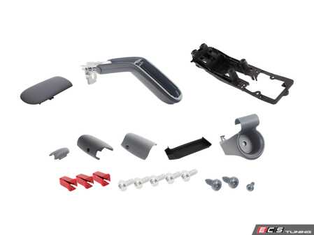 ES#4212860 - 51169241205KT - Armrest Retrofit Kit - Black Trim - For installation of the factory armrest - Genuine MINI - MINI