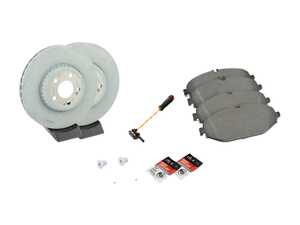ES#4643400 - 0004212712KT1 - Front Brake Service Kit - Featuring Genuine Mercedes-Benz rotors, and pads - Genuine Mercedes Benz - Mercedes Benz