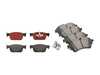 ES#4493003 - 8w0698151kKT - Front & Rear Ceramic Brake Pad Set - Brembo NAO Ceramic pads are designed to deliver improved comfort and reduced pad wear - Brembo - Audi