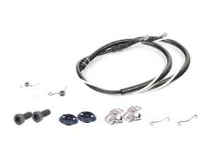 ES#2592624 - 1K0609721BEKT - Parking Brake Refresh Kit - Includes cables, brackets, springs and securing hardware - Genuine Volkswagen Audi - Audi