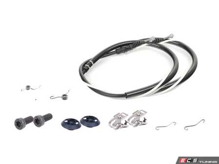 ES#2592624 - 1K0609721BEKT - Parking Brake Refresh Kit - Includes cables, brackets, springs and securing hardware - Genuine Volkswagen Audi - Audi