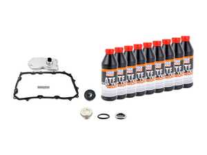 ES#3647645 - 95530740300KT2 - Cayenne Automatic Transmission Service Kit - Everything you need to service your automatic transmission with Liqui Moly TopTec 1200 ATF - Assembled By ECS - Porsche