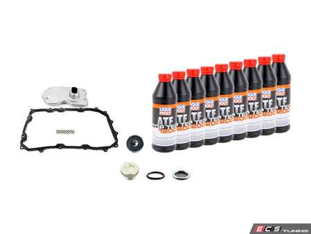 ES#3647645 - 95530740300KT2 - Cayenne Automatic Transmission Service Kit - Everything you need to service your automatic transmission with Liqui Moly TopTec 1200 ATF - Assembled By ECS - Porsche