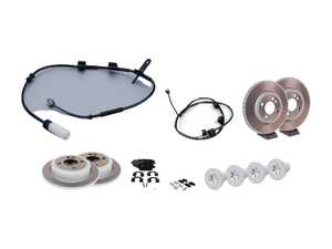 ES#4352134 - 34116774985KT9 - Front & Rear Brake Service Kit  - All you need to replace your brake pads and rotors - Genuine MINI - MINI