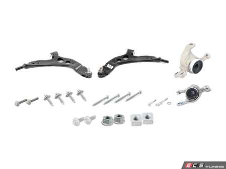 ES#4265940 - 31126879841KT1 - Front Lower Control Arm / Wishbone With Ball Joint - Kit  - Includes Control Arms, Bushings, Hardware, and Ball Joints - Genuine MINI - MINI