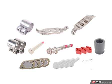 ES#2695418 - 18107549447KT - Exhaust Installation Kit - Includes mounting hardware and gaskets. - Genuine BMW - BMW