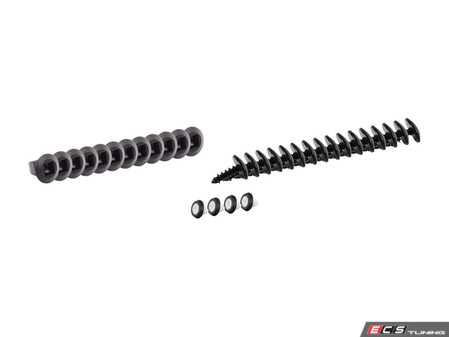 ES#2776625 - 5K0810971CKT1 - Rear Fender Liner Hardware - Replace the fender liner hardware on both sides of your rear fenders - Assembled By ECS - Volkswagen