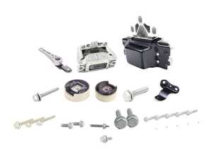 ES#2765859 - 1K0199262ARKT1 - OE Drivetrain Mount Kit - Includes all driveline mounts with all the necessary hardware - Assembled By ECS - Volkswagen