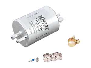 ES#4666713 - 0014701294KT - Fuel Pump & Fuel Filter Service Kit - Featuring Hengst Filter & Hella Fuel Pump - Assembled By ECS - Mercedes Benz