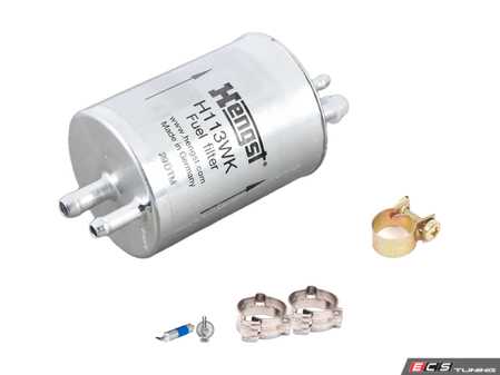 ES#4666713 - 0014701294KT - Fuel Pump & Fuel Filter Service Kit - Featuring Hengst Filter & Hella Fuel Pump - Assembled By ECS - Mercedes Benz