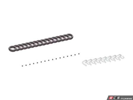 ES#2765552 - 01999713481KT5 - Fuel Injector Installation Kit - Includes everything required to replace the fuel injectors - Assembled By ECS - Mercedes Benz