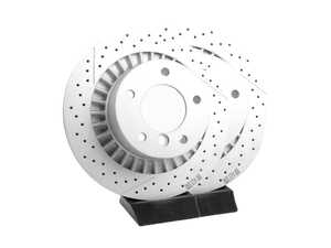 ES#4699120 - 4634230112KT - Rear Brake Rotors - Pair - does not include rotor secure screw - Genuine Mercedes Benz - Mercedes Benz